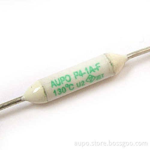 UL and VDE Marks Thermal Cutoff with 130°C Working Temperature, 1A Current, and 250V Voltage